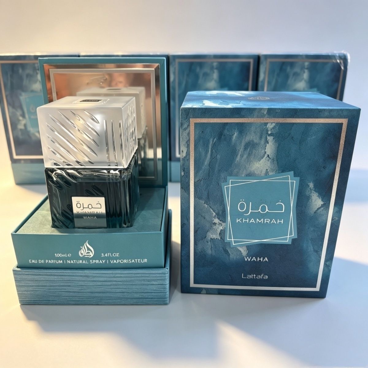 Lot de 10 Lattafa Khamrah Waha Oasis Eau de Parfum Unisexe 100 ml