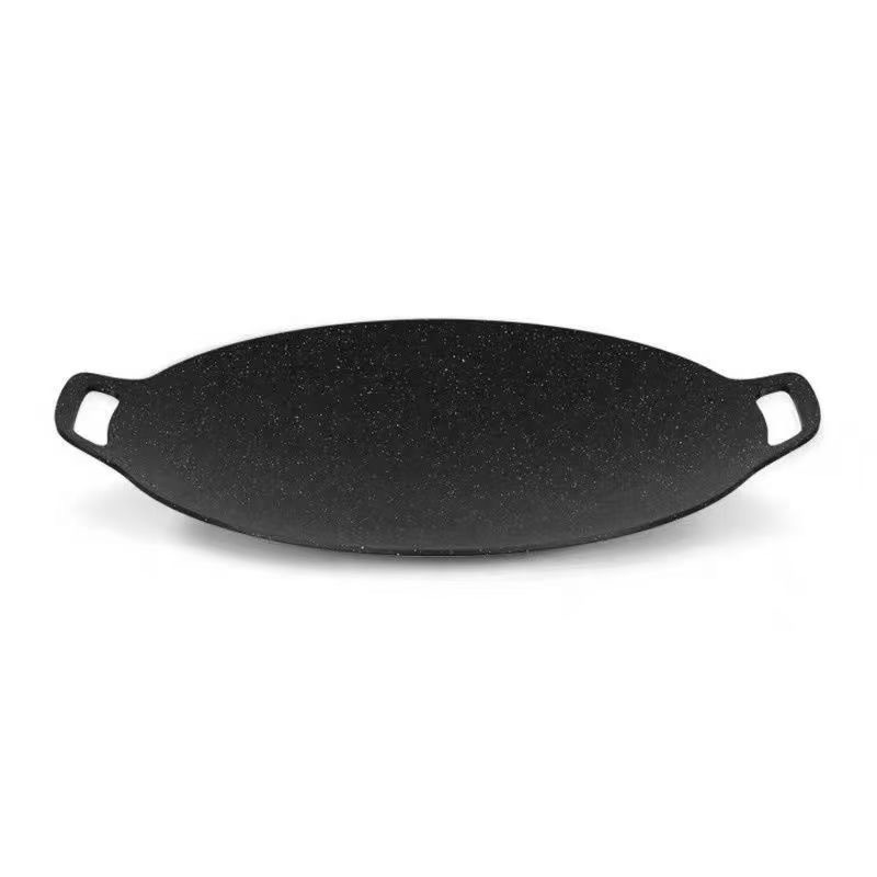 Lot 50 Plaque de cuisson en pierre Maifan 44cm poêle coréenne