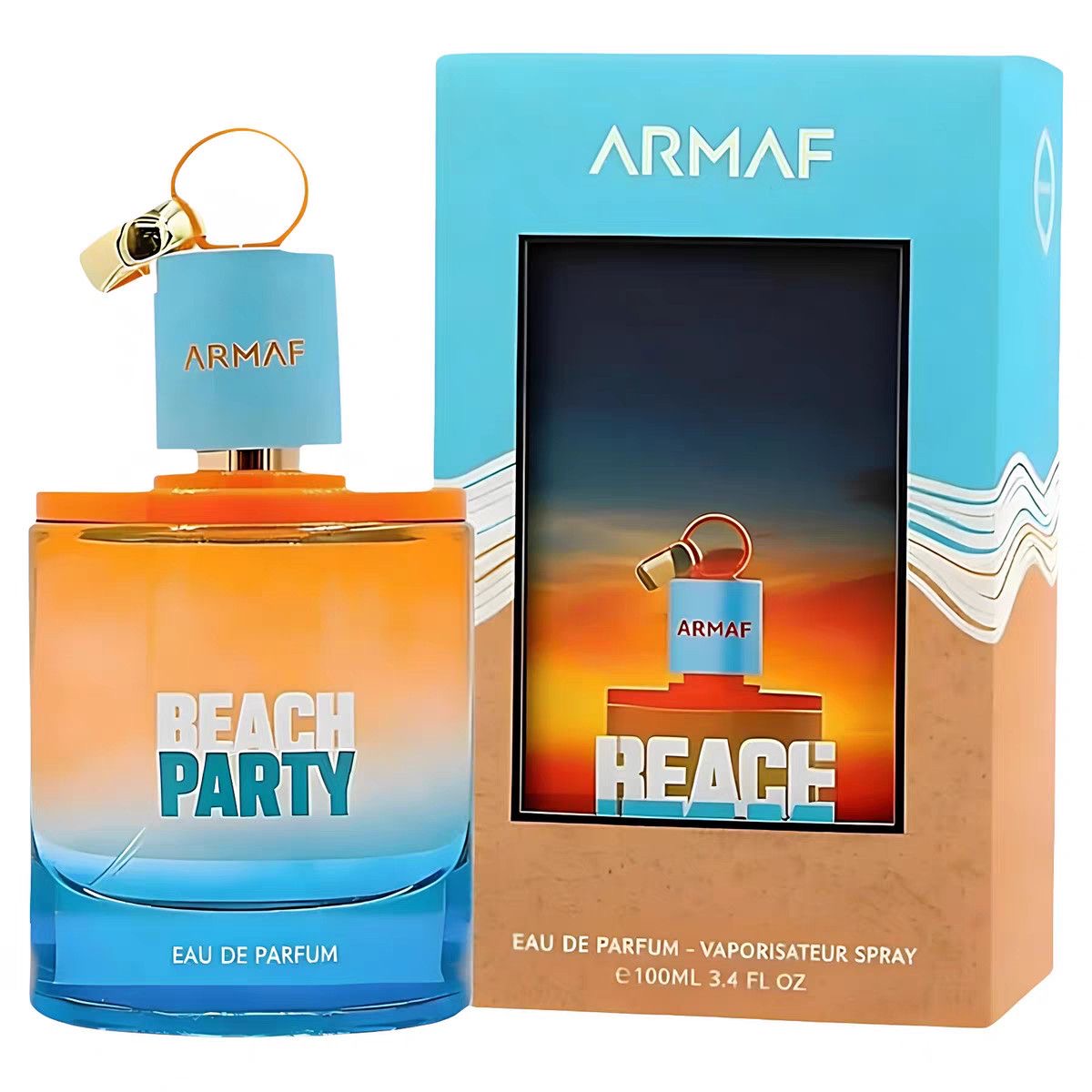 Lot de 10 Armaf Beach Party – Parfum Mixte Frais et Exotique, Eau de Parfum Unisexe aux Notes Estivales