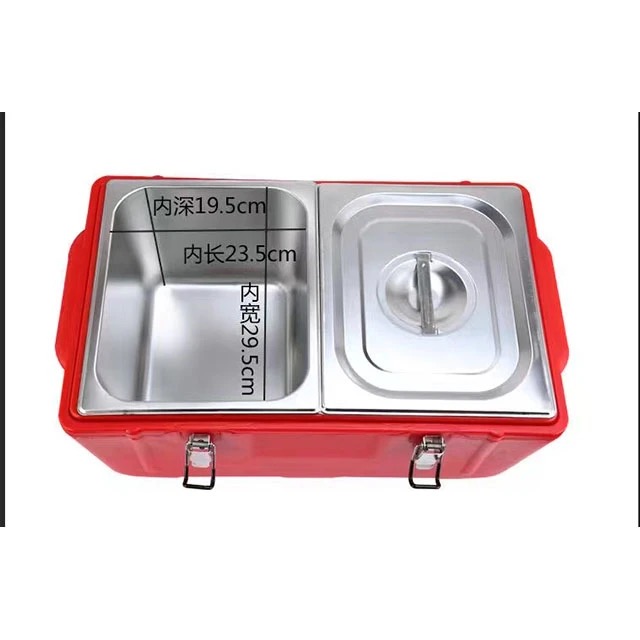 Thermos deux compartiments pour repas 14 L chacun