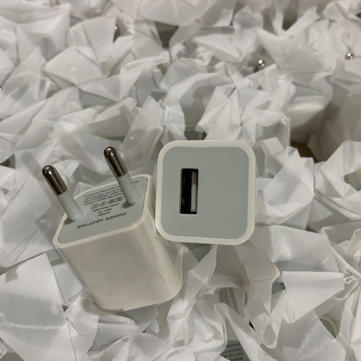 Lot de 400 chargeurs USB secteur 5 V / 1 A – Prise européenne, adaptateur mural compact pour smartphones et appareils USB