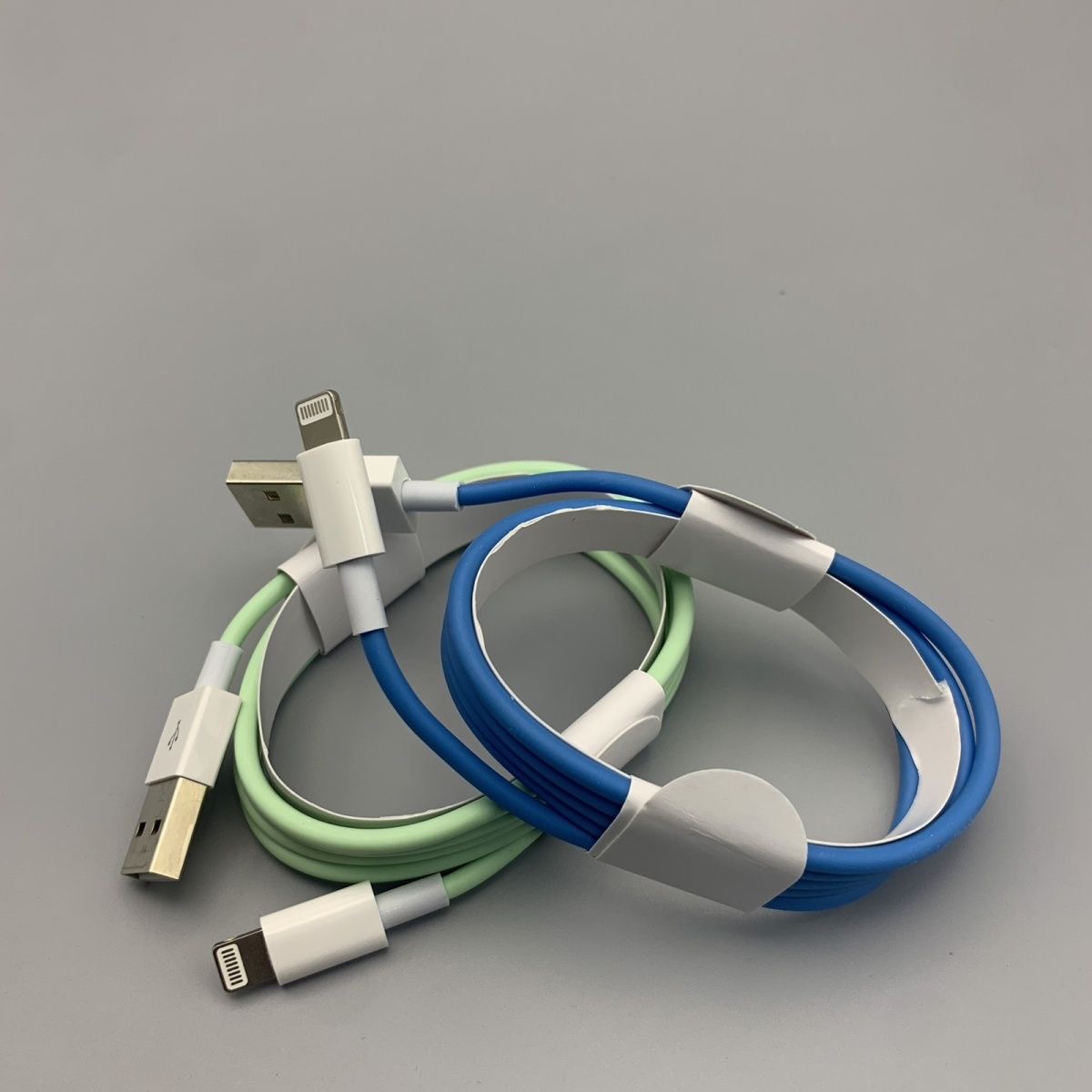 1000 pièces Câble USB de charge rapide pour iPhone – Câble de données 1 m coloré compatible modèles Apple