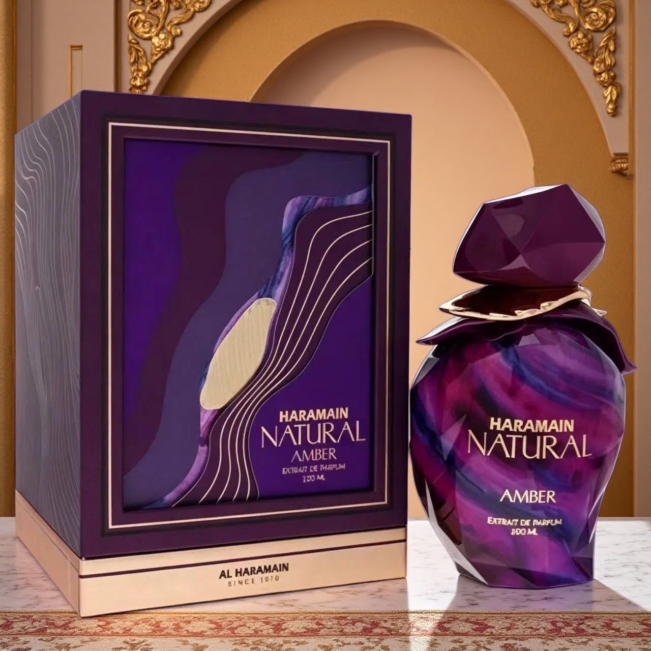 Lot de 5 parfums Al Haramain – Coffret cadeau de luxe – Eau de Parfum longue tenue – Importé de Dubaï