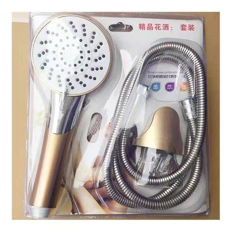 Lot de 30 Kit de douche 3 pièces avec pommeau de douche à main chromé