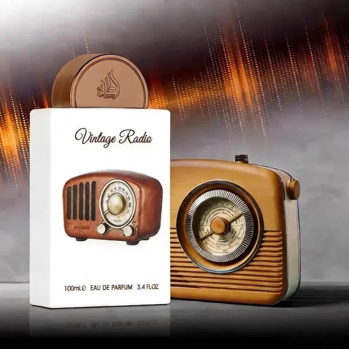 06 Lattafa Pride Art of Universe – Eau de Parfum unisexe, édition premium, flacon rétro inspiré d’une radio vintage, importée des Émirats arabes unis