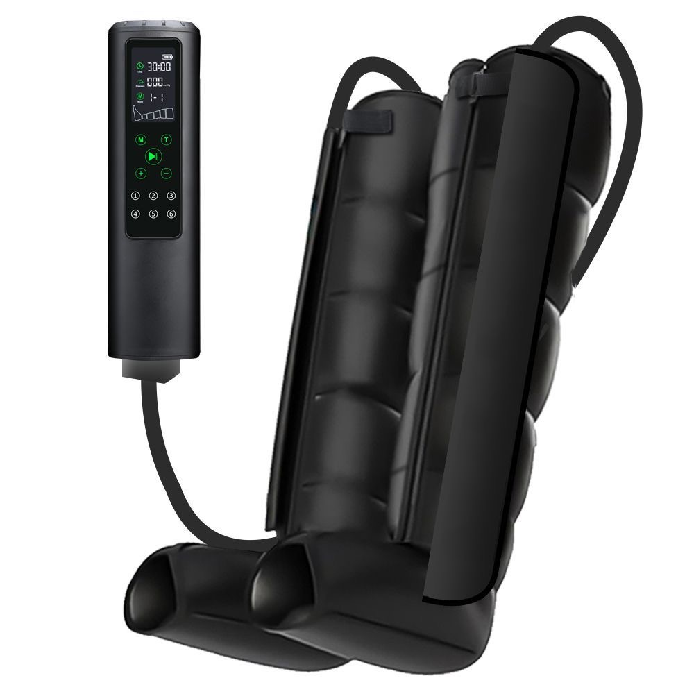 Bottes de compression pneumatique pour les jambes – Appareil de massage à pression d’air pour récupération musculaire et relaxation