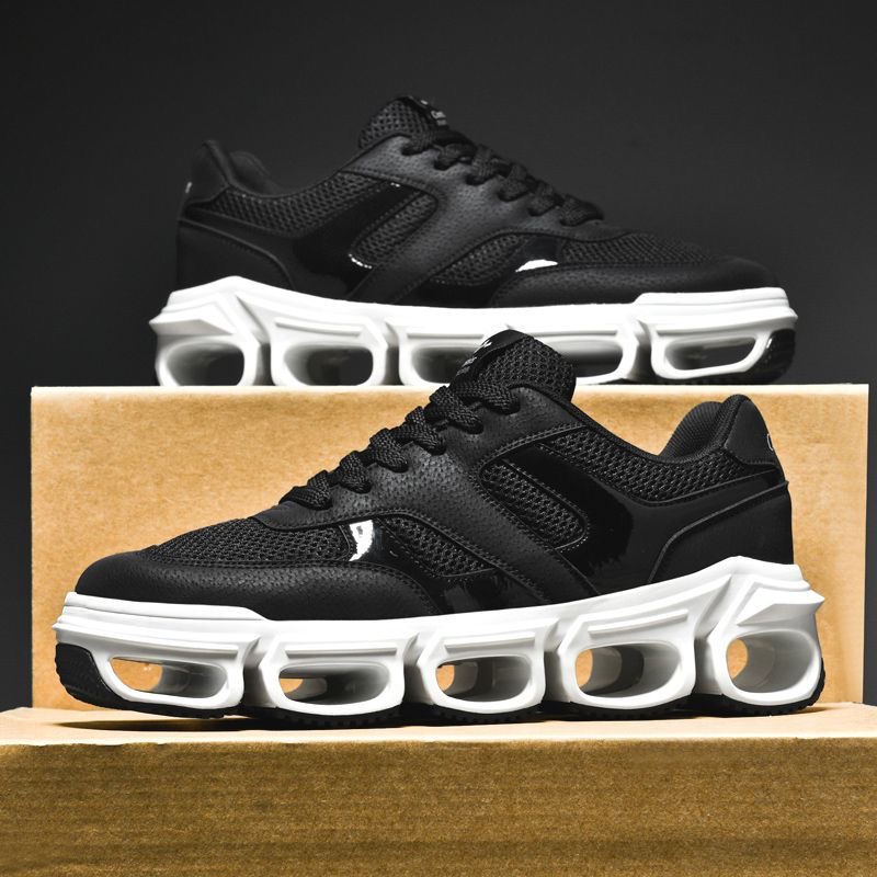 Baskets Homme 2026 – Chaussures de Running Respirantes en Maille, Sneakers Casual à Semelle Rehaussée, Tendance et Polyvalentes
