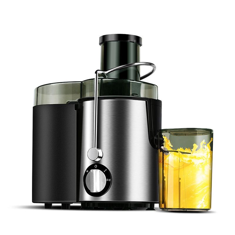 Lot de 06 Extracteur de Jus 110 V – Presse-agrumes Électrique à Large Goulotte, Centrifugeuse Automatique Multifonction avec Séparation Jus et Pulpe 1L