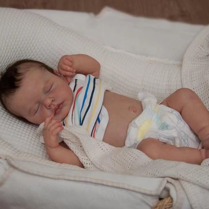Poupée Bébé Reborn Réaliste 46 cm – Poupée Nouveau-Né Ultra Réaliste et Adorable