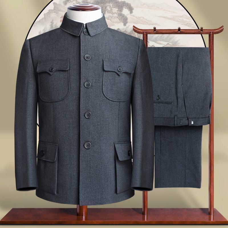 Ensemble Homme Style Zhongshan – Veste Élégante pour Homme