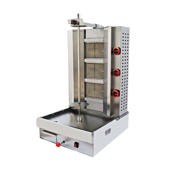 Machine à Shawarma Professionnelle à Gaz – Rôtissoire Verticale pour Kebab et Grillades