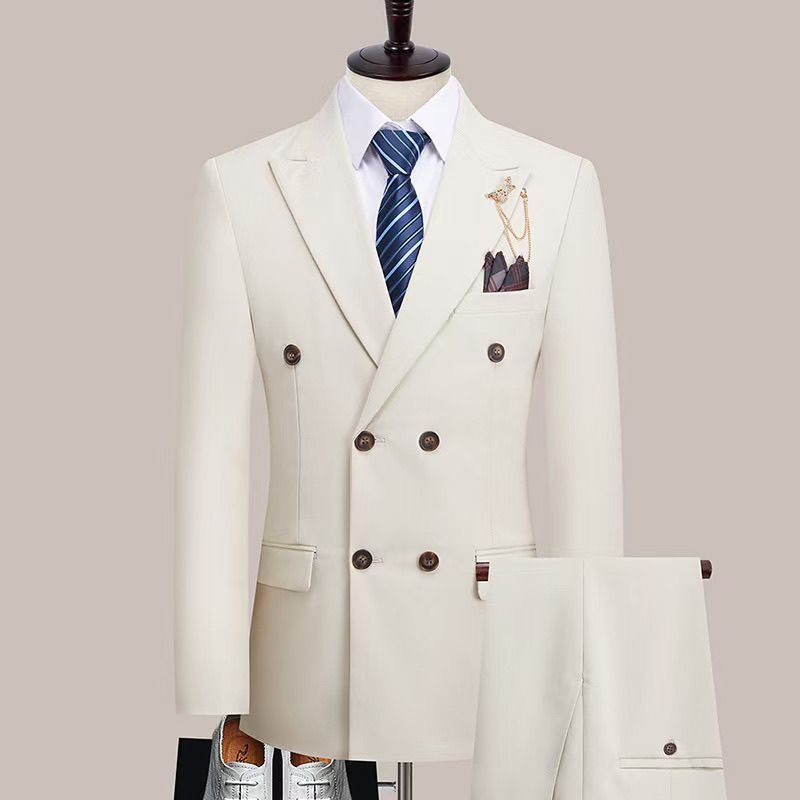 Costume homme croisé ajusté