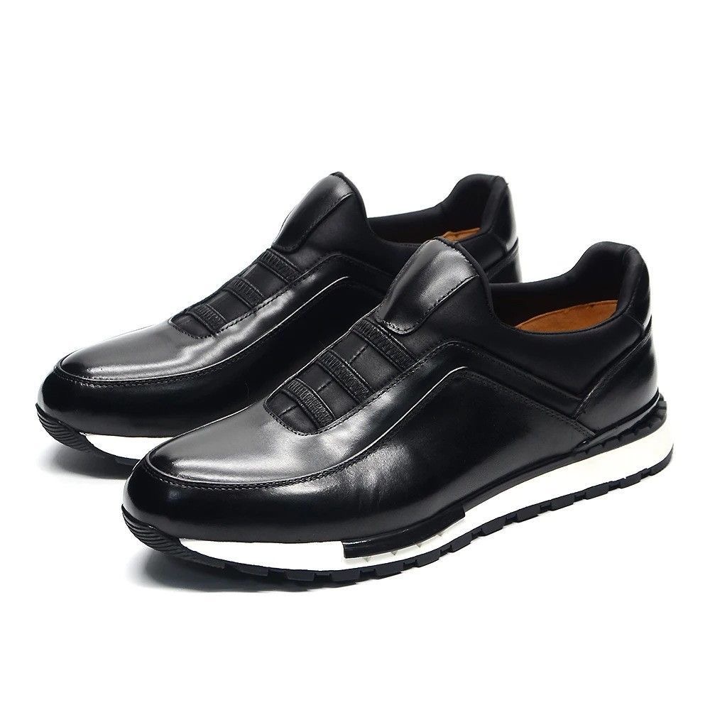 Chaussures Homme en Cuir Véritable Style Britannique