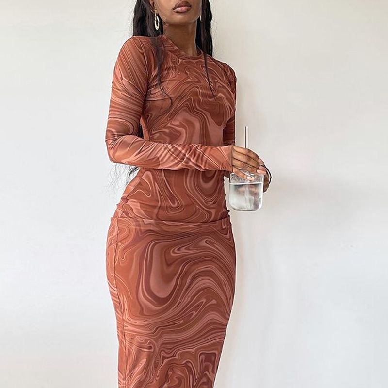 Robe KENORA rétro imprimée africain wax