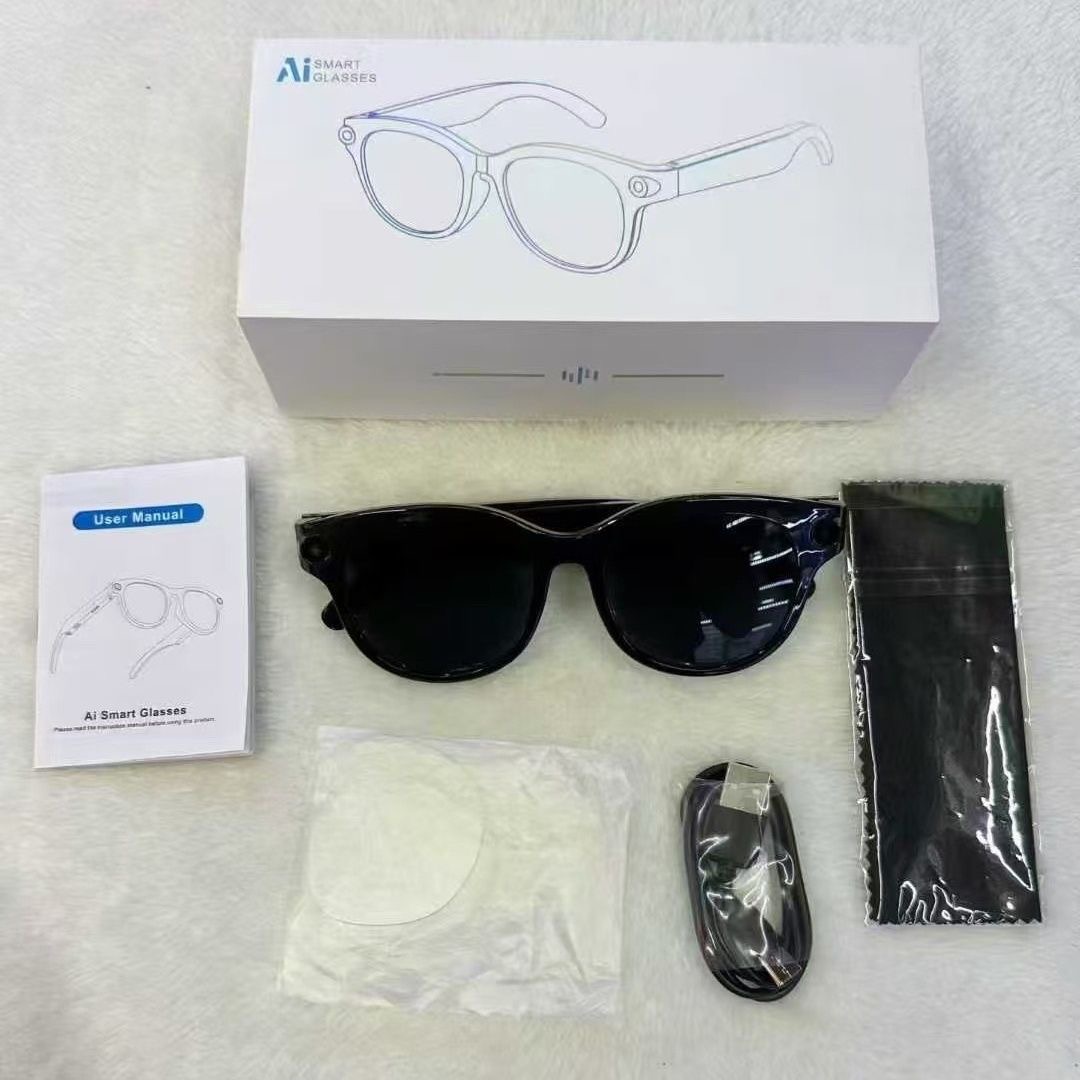 Lot de 10 lunettes intelligentes M89 avec caméra et traduction IA