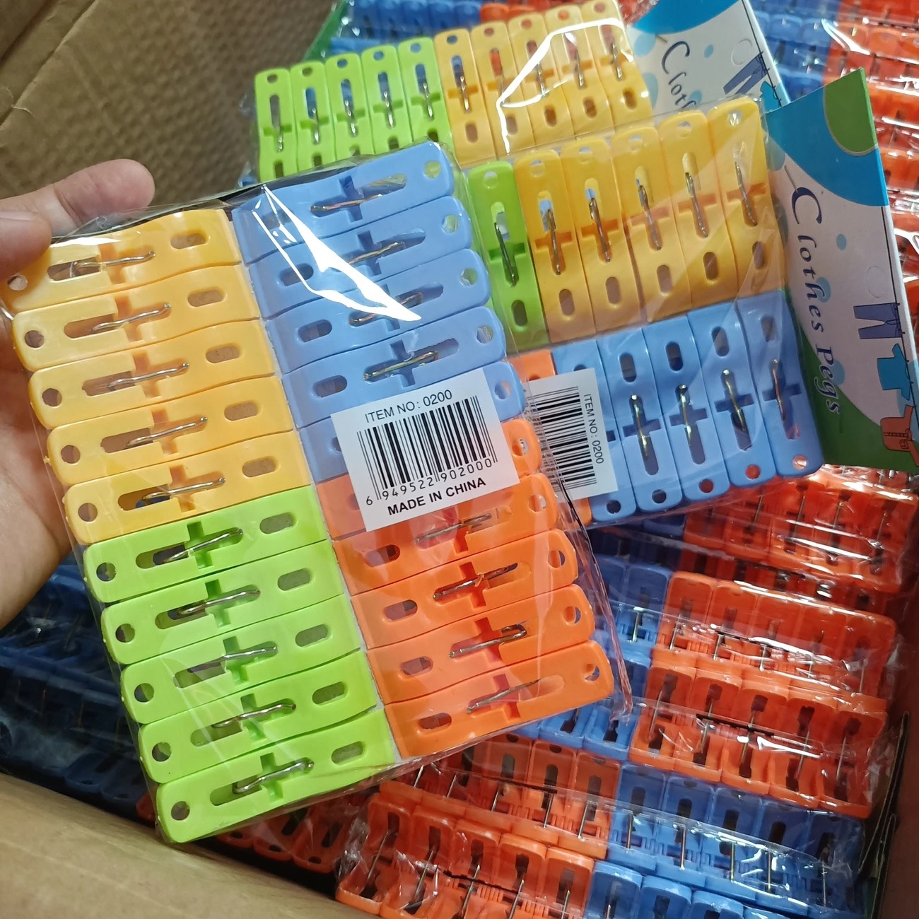 Lot de 12 220 pinces en plastique renforcé pour séchage et maintien – pinces multifonctions en gros