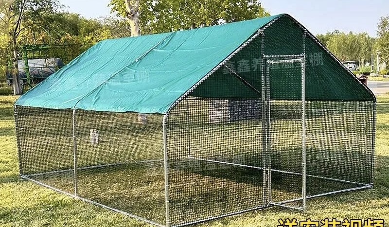 Poulailler extérieur grand format 24 m²