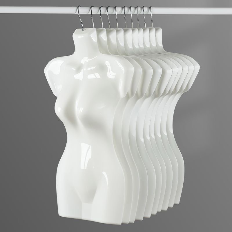 Lot de 20 Mannequins Demi-Buste en Plastique – Présentoirs pour Hanfu, Maillots de Bain et Vêtements