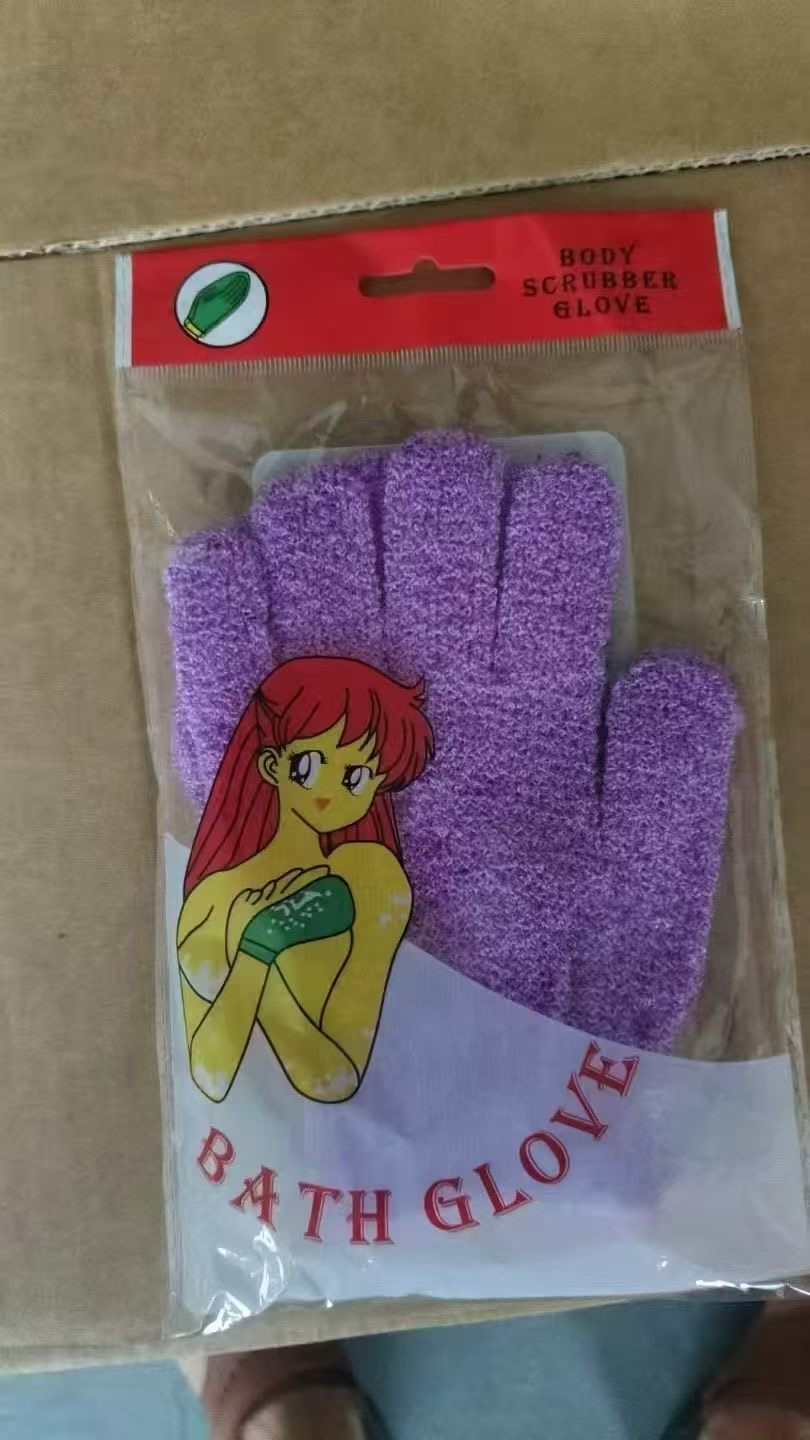 Lot de 6 000 gants exfoliants de bain à cinq doigts