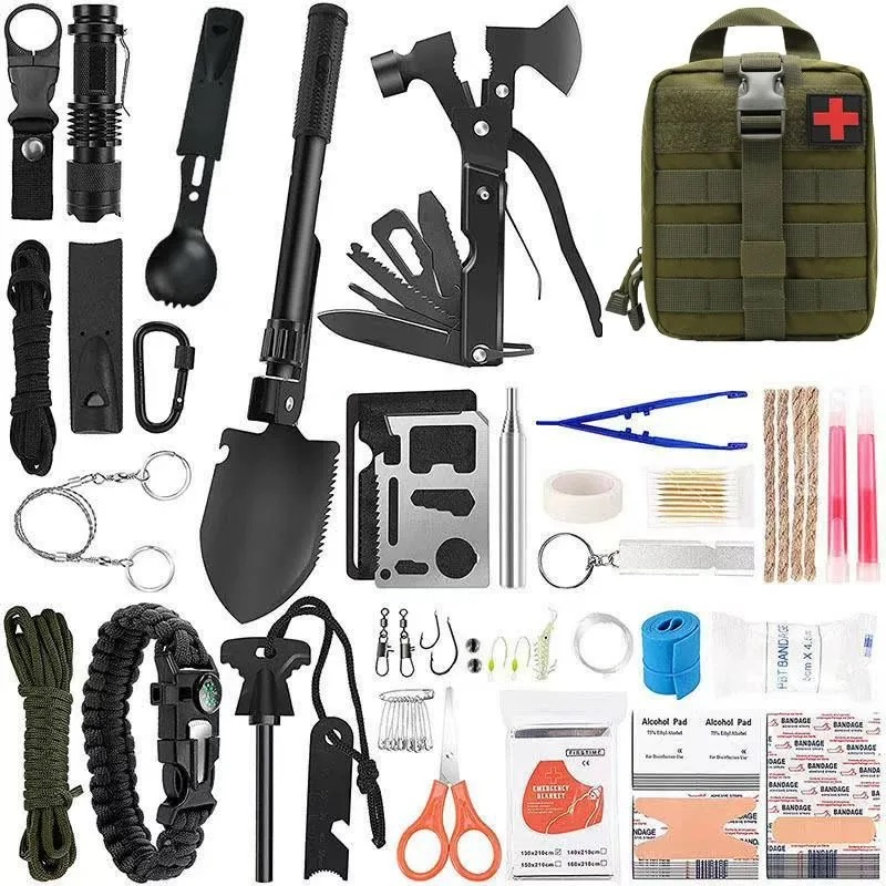 Kit de survie et de premiers secours SOS 27-en-1