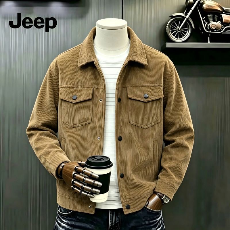 Veste surchemise homme JEEP en velours côtelé