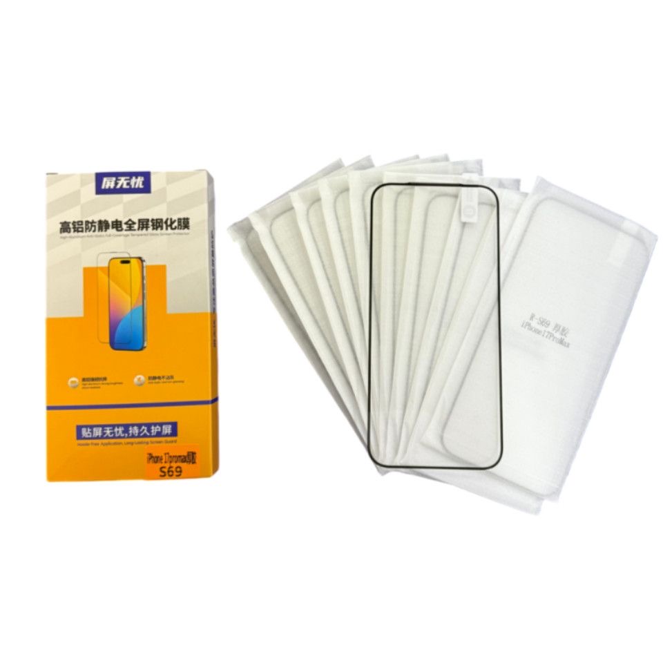Lot de 1 000 films en verre trempé pour iPhone
