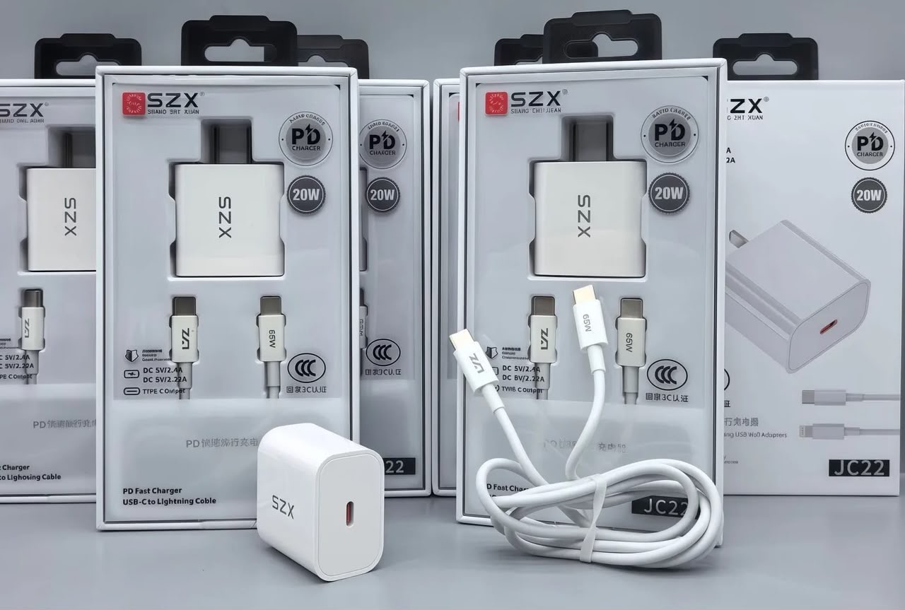 Lot de 300 chargeurs rapides USB-C PD 20 W