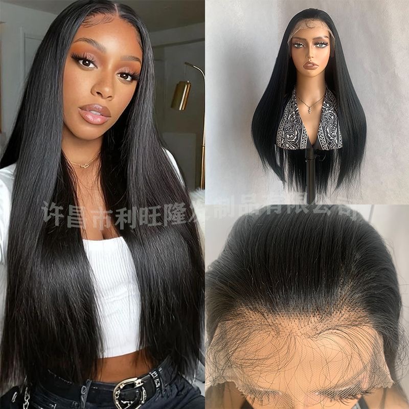 Lot de 10 perruques Blend hair lisses 30 pouces avec lace 13 × 4