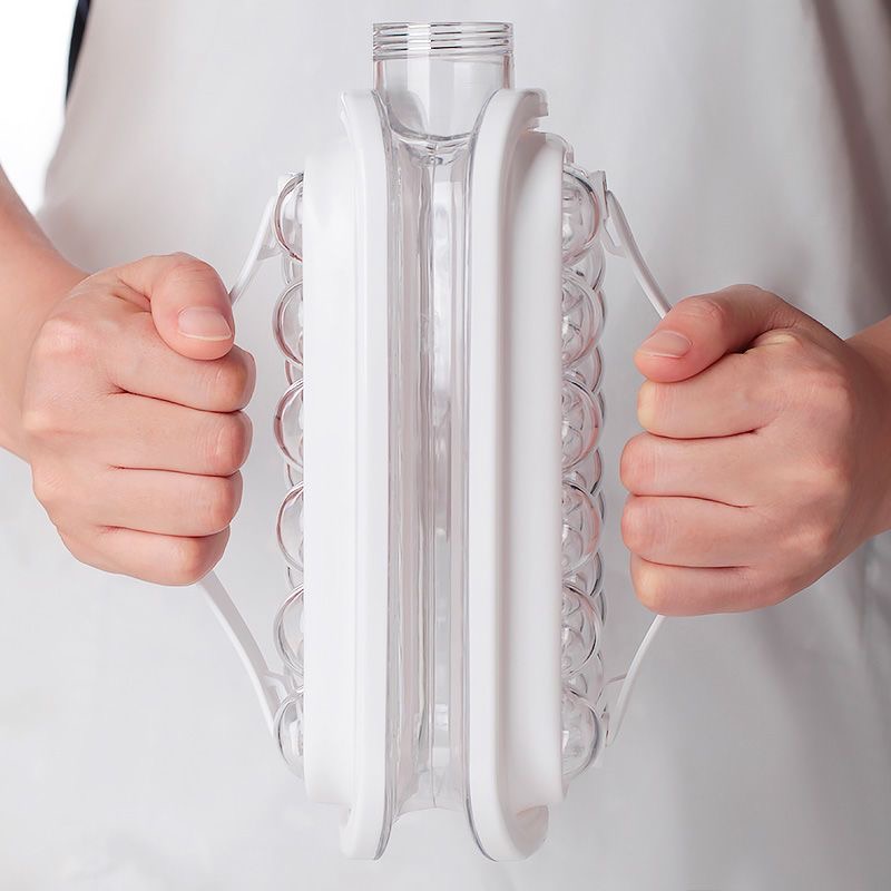 Lot de 50 Moule à glaçons 2-en-1 pour boules de glace